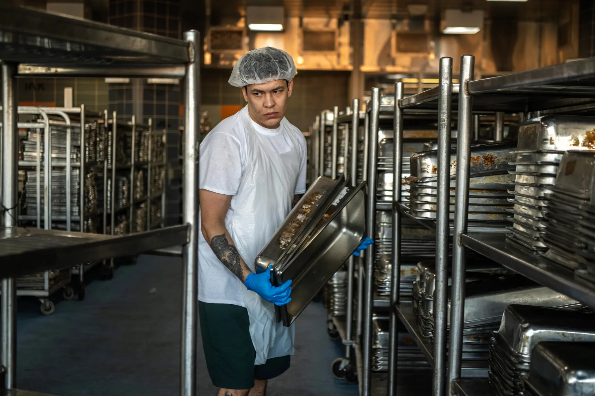 Inside a Rikers Island Kitchen, Dull Knives and Critical Jobs tile-image